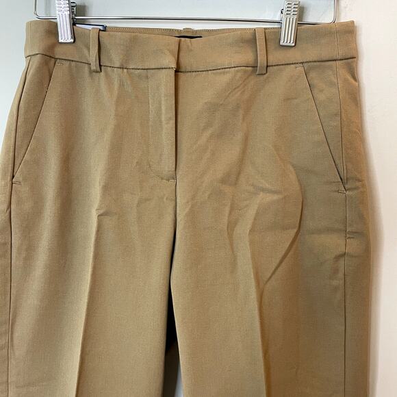 J.Crew Factory Kallie Straight Leg Pant High Waisted Work BO900 Natural Camel P8 - Picture 3 of 14